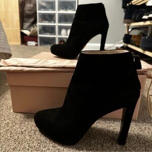Prada - Platform - Suede bootie